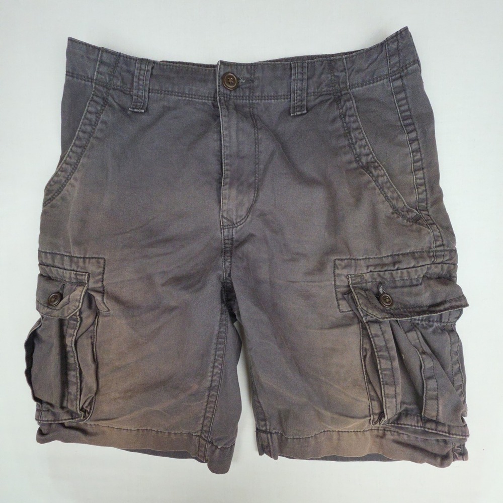 Vintage Arizona Jean Co Cargo Shorts Mens 30 Pockets Distressed Fade Skater